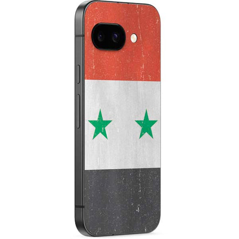 Syria Flag Distressed Google Pixel 9a Skin